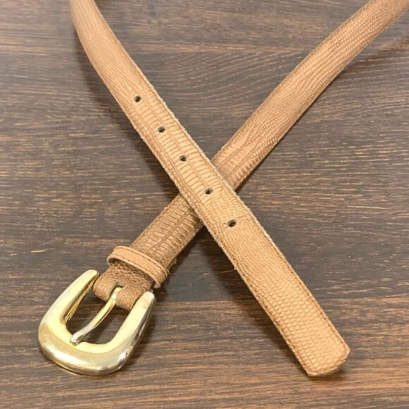 Vintage TJW by Mervyns Women's X035 Snakeskin Belt ML - Picture 6 of 7